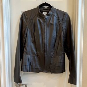 Halogen Leather Jacket
